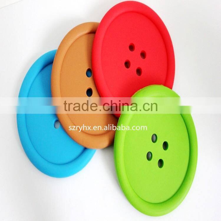 Heat Resistant Hot Pads Perfect Modern Home Decor Silicone Heat Resistant Coasters Cup Insulation Mat,