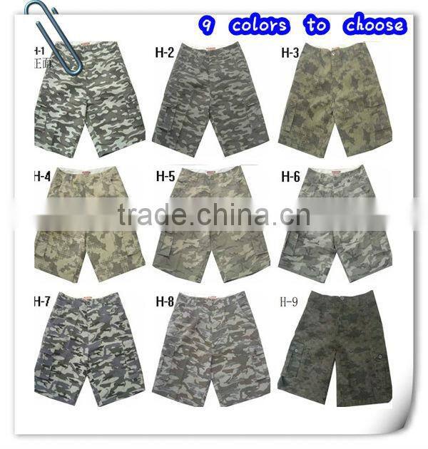 BGN-1031 wholesale mens camo shorts