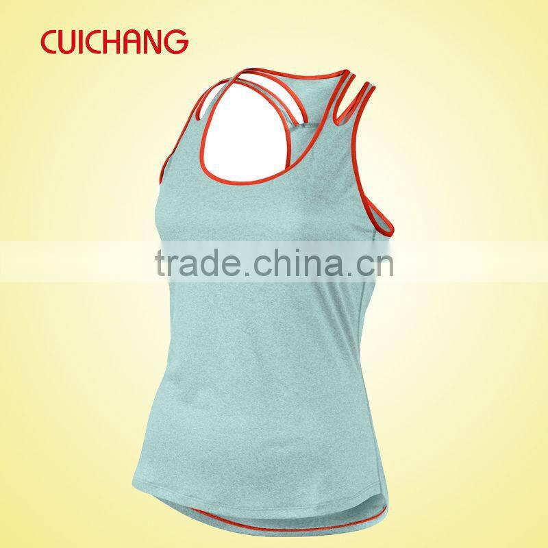 ladies gym singlets YY-012&gym stringer vest for men&scustom gym stringer vest