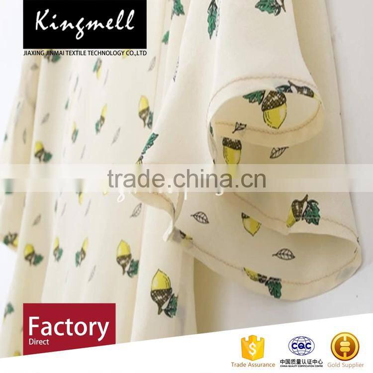 Customized digital silk print on garment and textile printing service