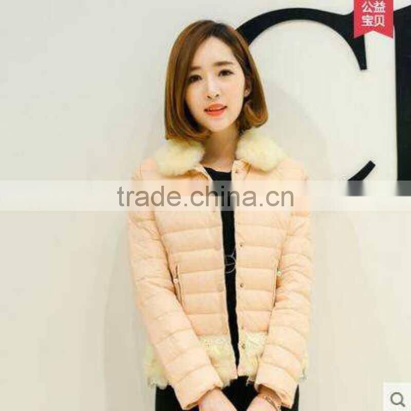 GZY coat female winter fashion slim mixed model china cheap 2017 Europe anti-wrinkle warehouse cheap delivery