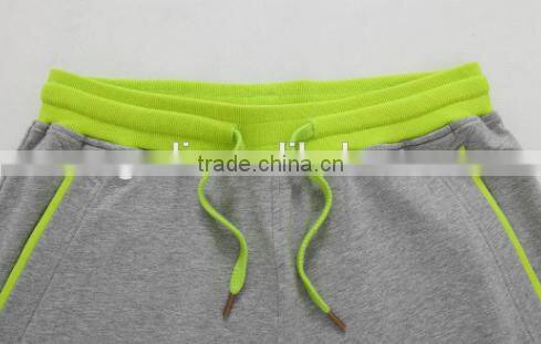 Custom cotton men's fashionable jogger shorts for outdoor running bottoms