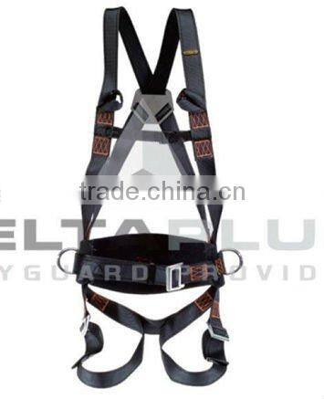double shoulder safety belt /polyester whole-waist safety belt /full body safety belt/red,blue,yellow