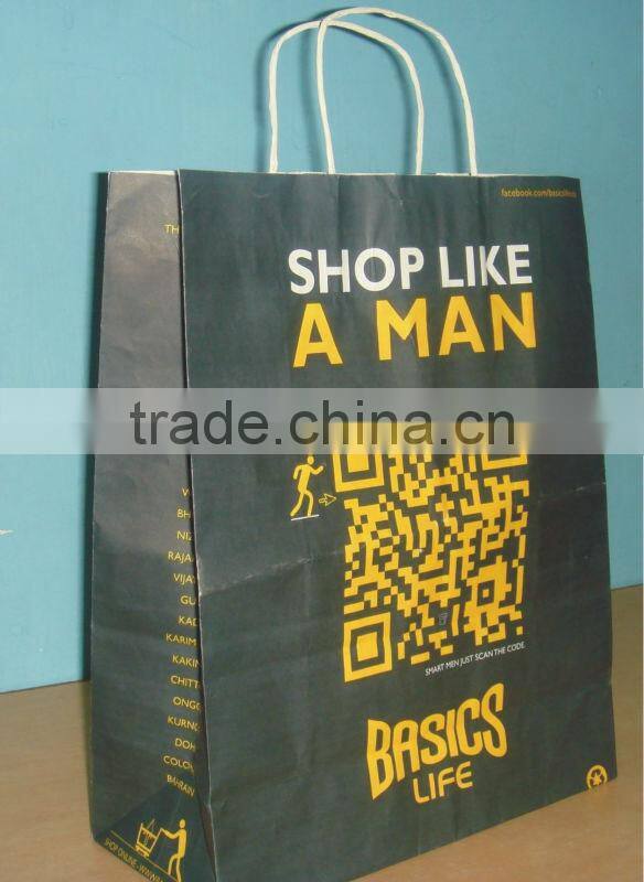 Kraft Paper Bags with Handles / Twisted Paper Handles