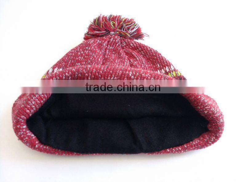 High Quality Cheap Custom Winter Hat With POMPOM