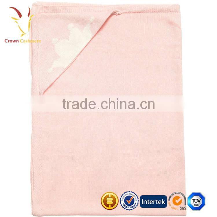 Cashmere Leaping Lambs Baby Blanket