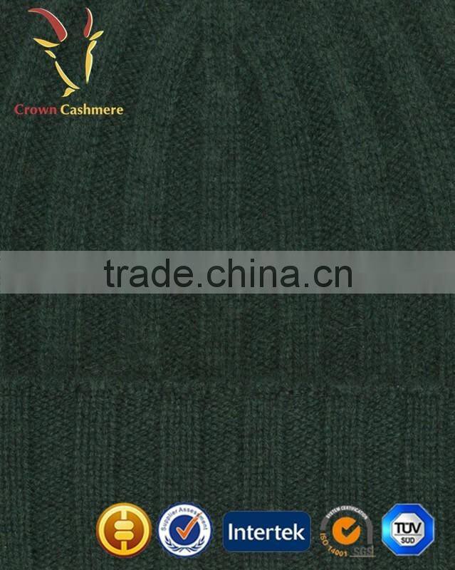 Best Selling Rib Fashion 100 Cashmere Beanie Hats