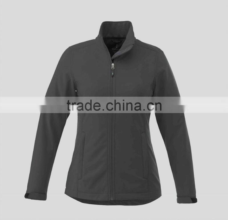 Ladies workwear fleece lined warm jacket outdoor windproof jacket