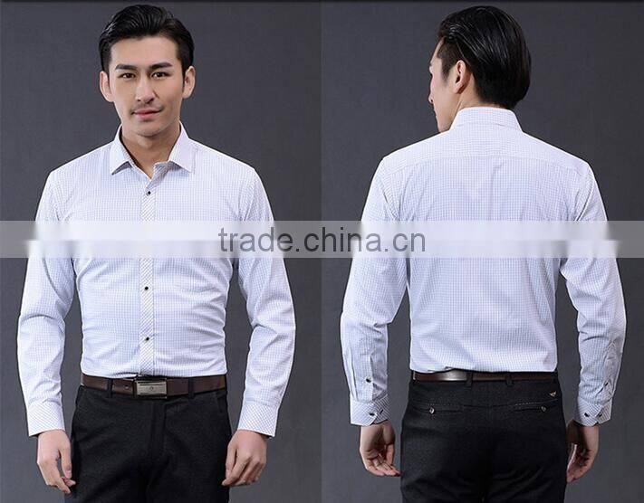 2017 JuQian brand China OEM custom manufacturer Men's Dress Shirts Designs For Men