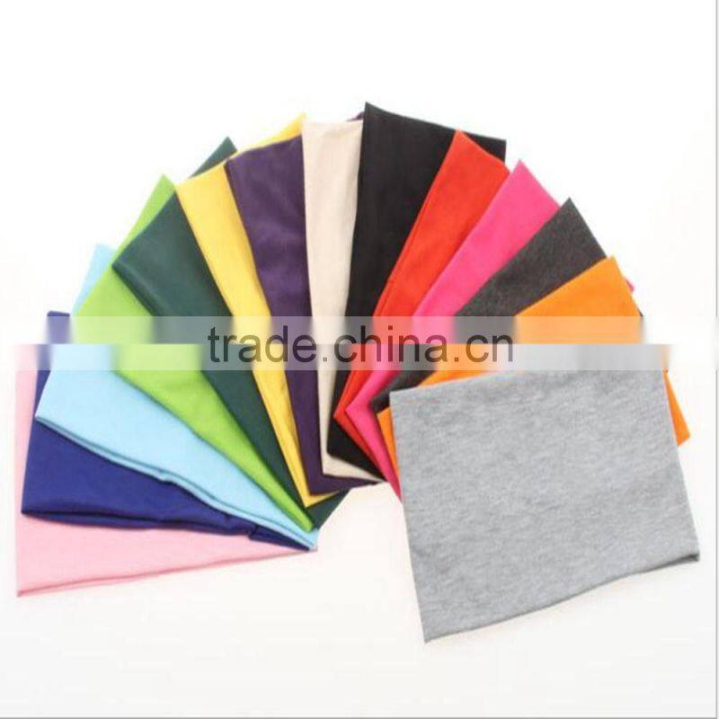 Candy Color Women Yoga Wide Elastic Towel Headband In Stock