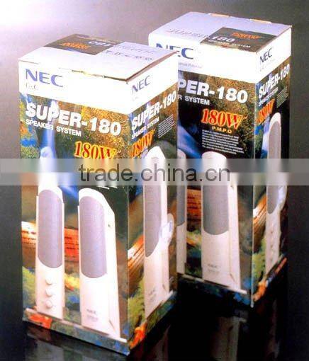 computer speakers packaging box
