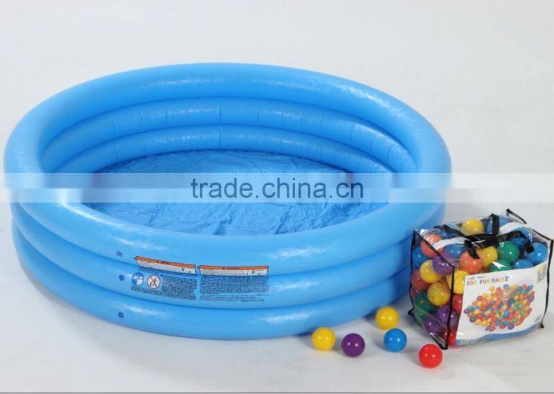 INTEX Children's Inflatable Blue Crystal Swimming Pool