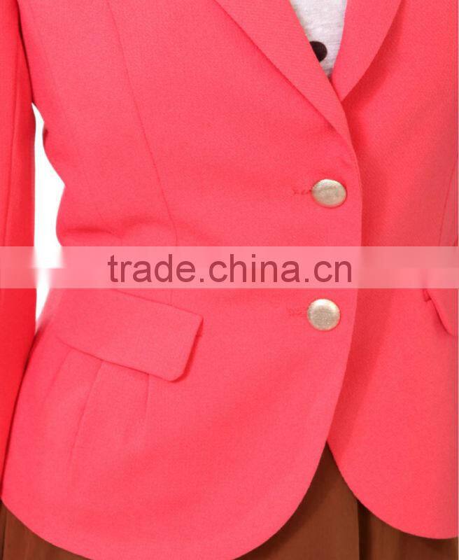 Pleated Pocket Blazer