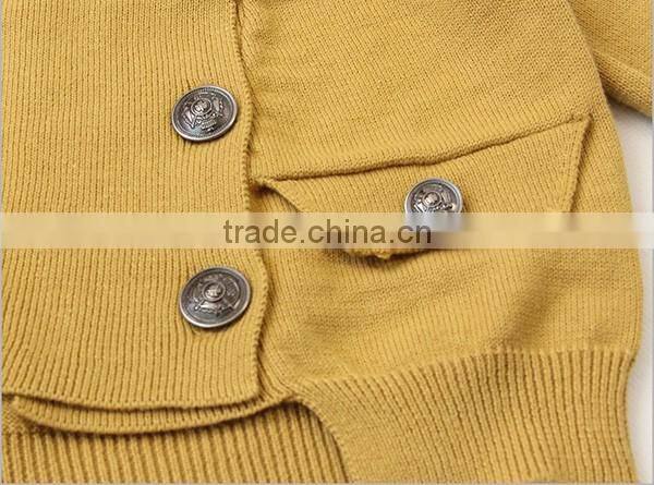 Single Breasted Irregular Boys Fashion Cardigan Sweater