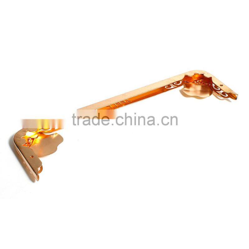 Custom Iron Based Alloy Apple Fruit Gold Plated Kiss Clasp Purse Frame