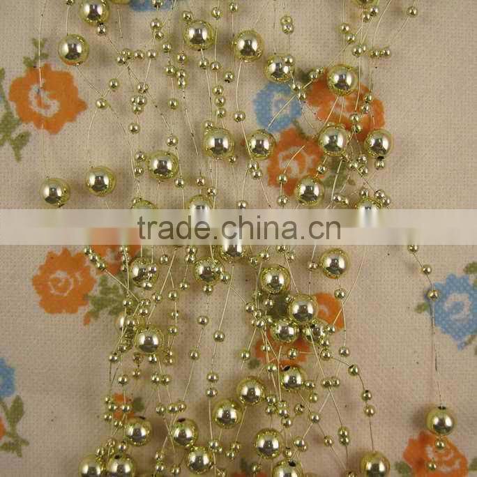 2014 round pearl beads garland wedding centerpiece flower table decoration christmas DIY crafting accessories