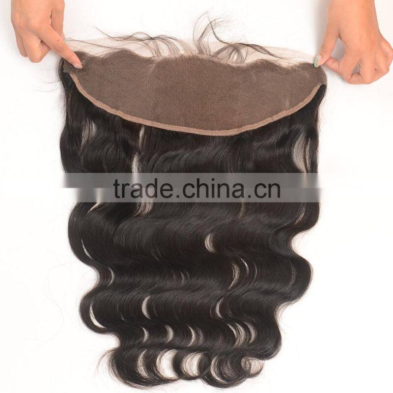 100% natural indian human hair price list cheap lace front closure