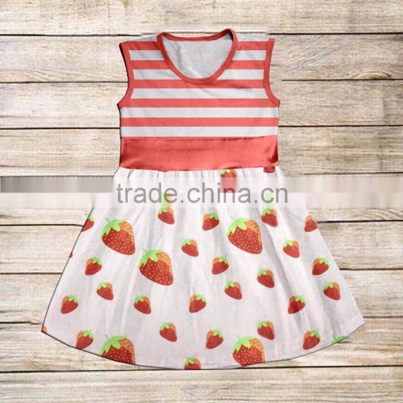 New Design Floral Patterns Pleated Baby Girl Party Dress Girls Dress Names With Pictures