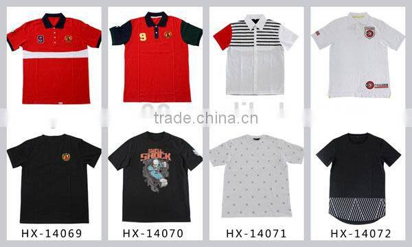 Cheap custom long sleeve men striped 60% cotton 40% polyester t-shirts printing