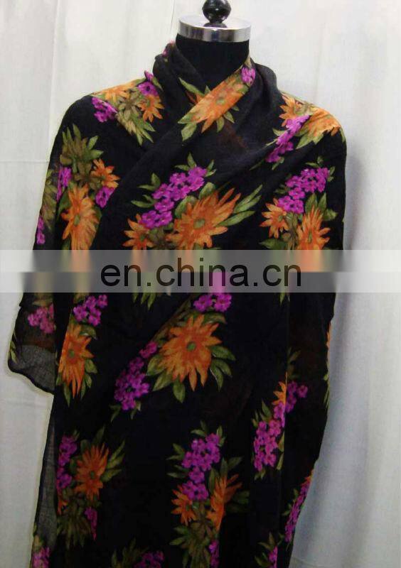 Silk Pashmina Printed scarf