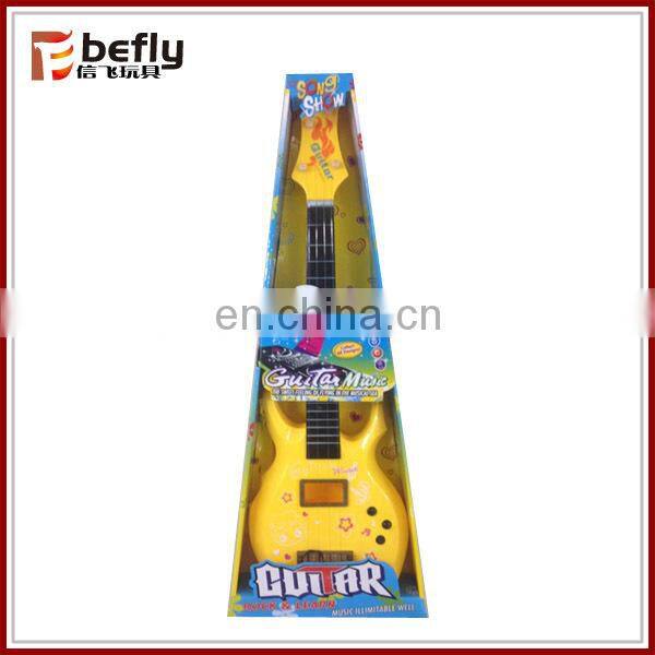 Children plastic toys musical guitar