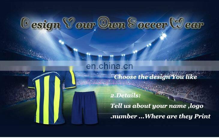 OEM Fashion high quality men soccer jersey sets custom design china supplier