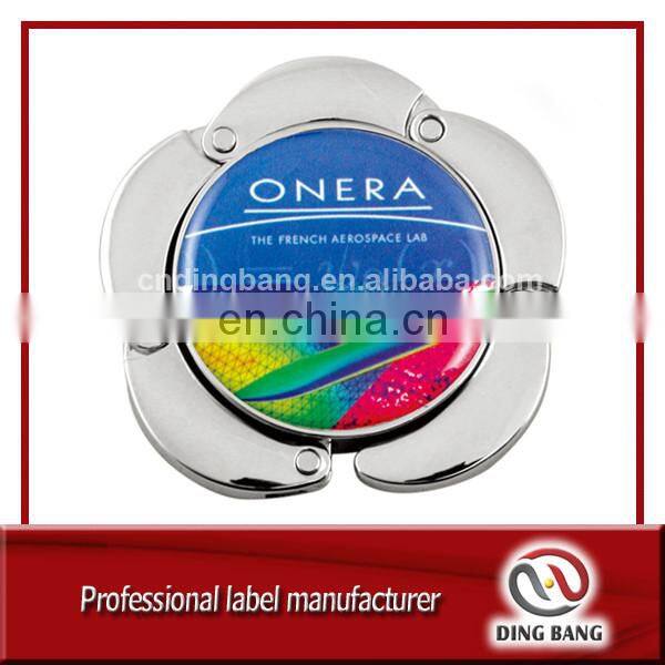 OEM Wholesale Stock Items Key chain Type And Promotion Souvenir Use Custom Blank Metal Gold Bag Hanger