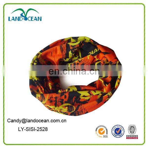 Custom logo multicfunctional seamless bandanas for sports 2015