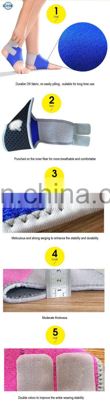 Children outdoors sports prevent sprain ankle support adjustable bandages pad sleeve