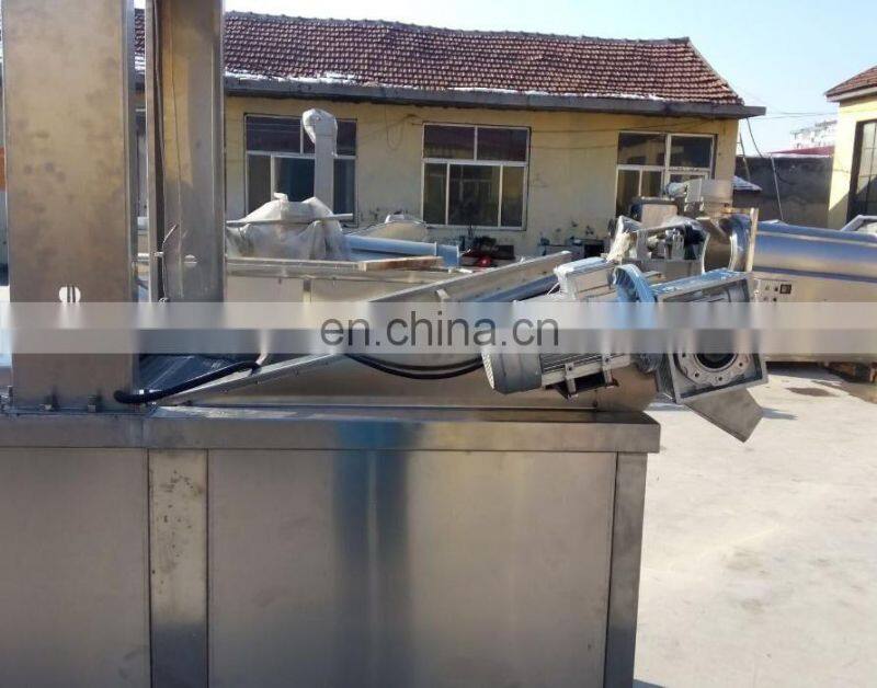 Snacks food fryer machine Potato chips automatic continuous frying machine Peanut frying machine