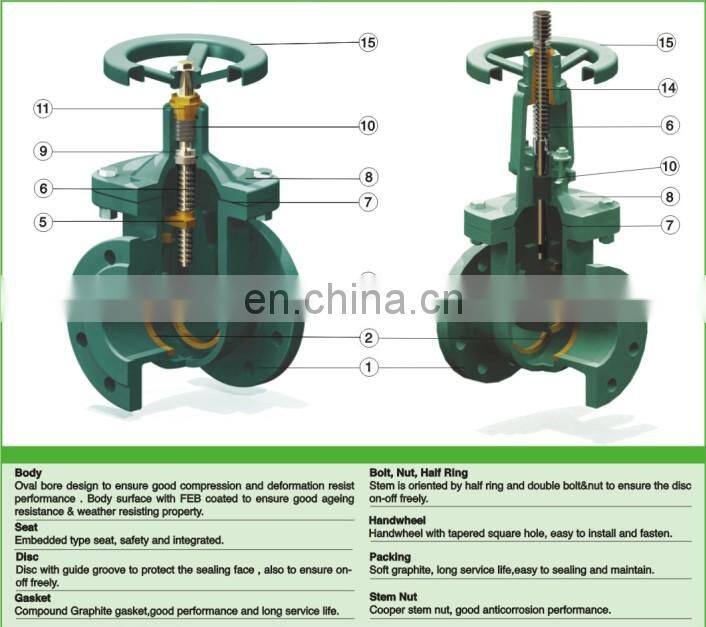 Rising spindle cast steel gate valve