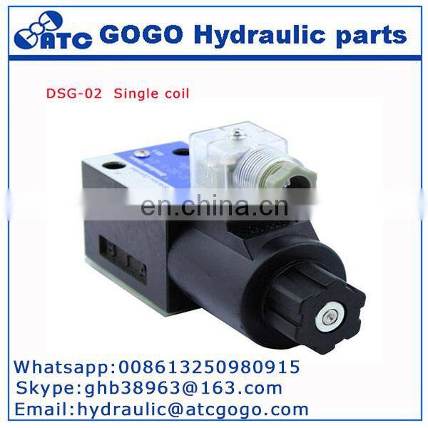 DSG02 2B Good quality DSG series high pressure Solenoid coil valve for hydraulic station
