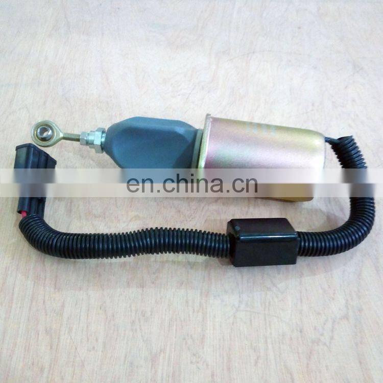 Genuine DCEC 6CT Diesel Engine Part 3977620 24V Fuel Shutoff Solenoid Switch