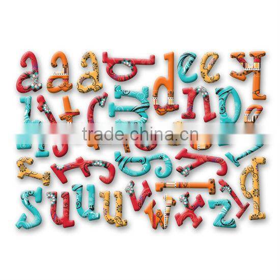 DIY Decor Craft Cube Box Scrapbook Chipboard Alphabet Letter