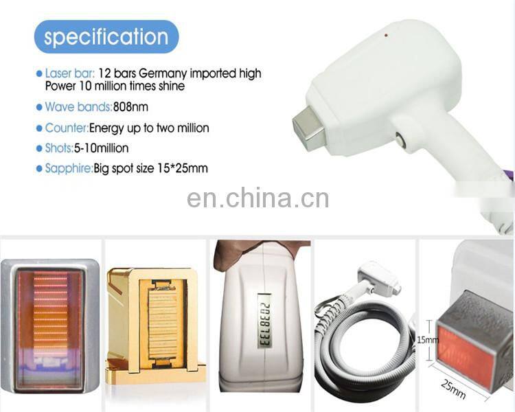 2020 Double Handle 2 In 1 808nm Diode Laser Elight Hair Removal Beauty Machine