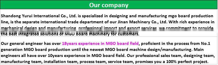 mgo board making machine with advanced processing/modern construction lightweight mgo board production line