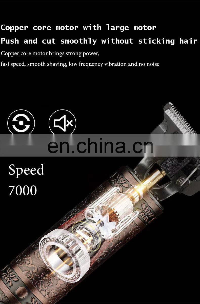 OEM Colorful Professional Rechargeable Electric Hair Cutting Machine Hair Trimmer Barber Clippers