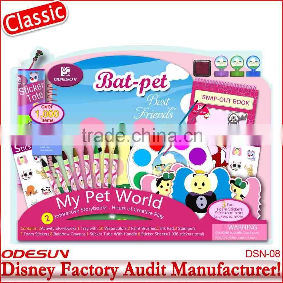 Disney factory audit manufacturer's stationery set