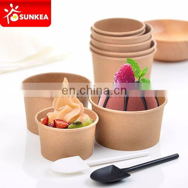 Paper cups for ice cream Chinese factory supplier disposable paper cup