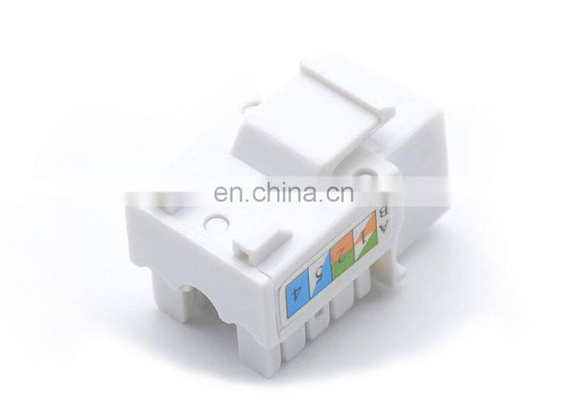 MT-5102 Krone rj45 cat6 keystone jack with Krone IDC