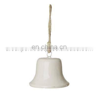 metal white christmas bell