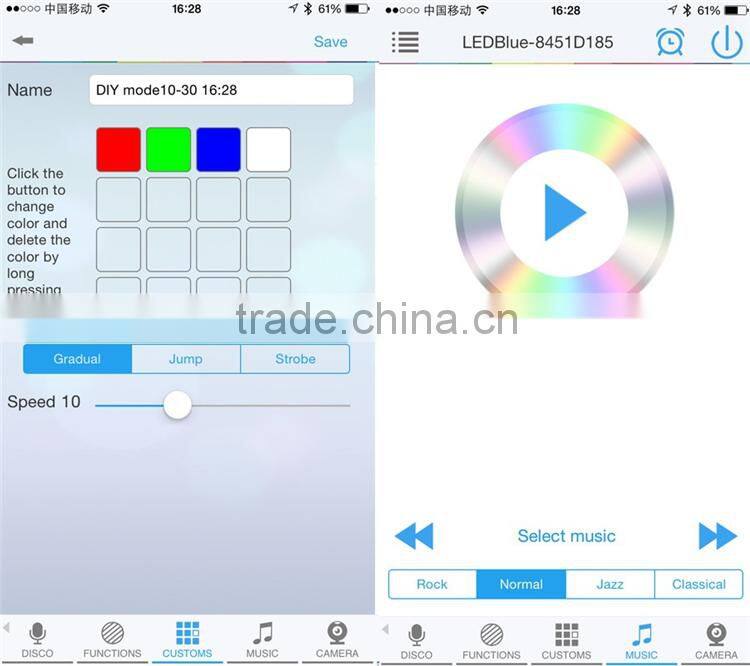 New Arrival Cheap 4CH RGBW LED Strip Light Bluetooth LED Controller with English, Francais, Espanol, Italiano Android & IOS APP