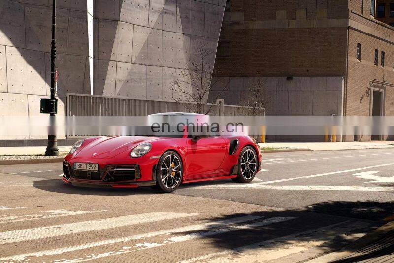 Runde New Arrival For Porsche 992 Turbos Upgrade Techart Dry Carbon Fiber Kit