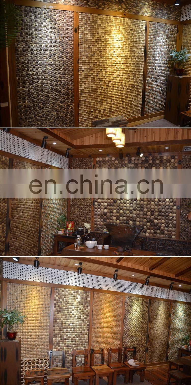 HS16102 coconut panels/coconut mosaic/coconut shell panels