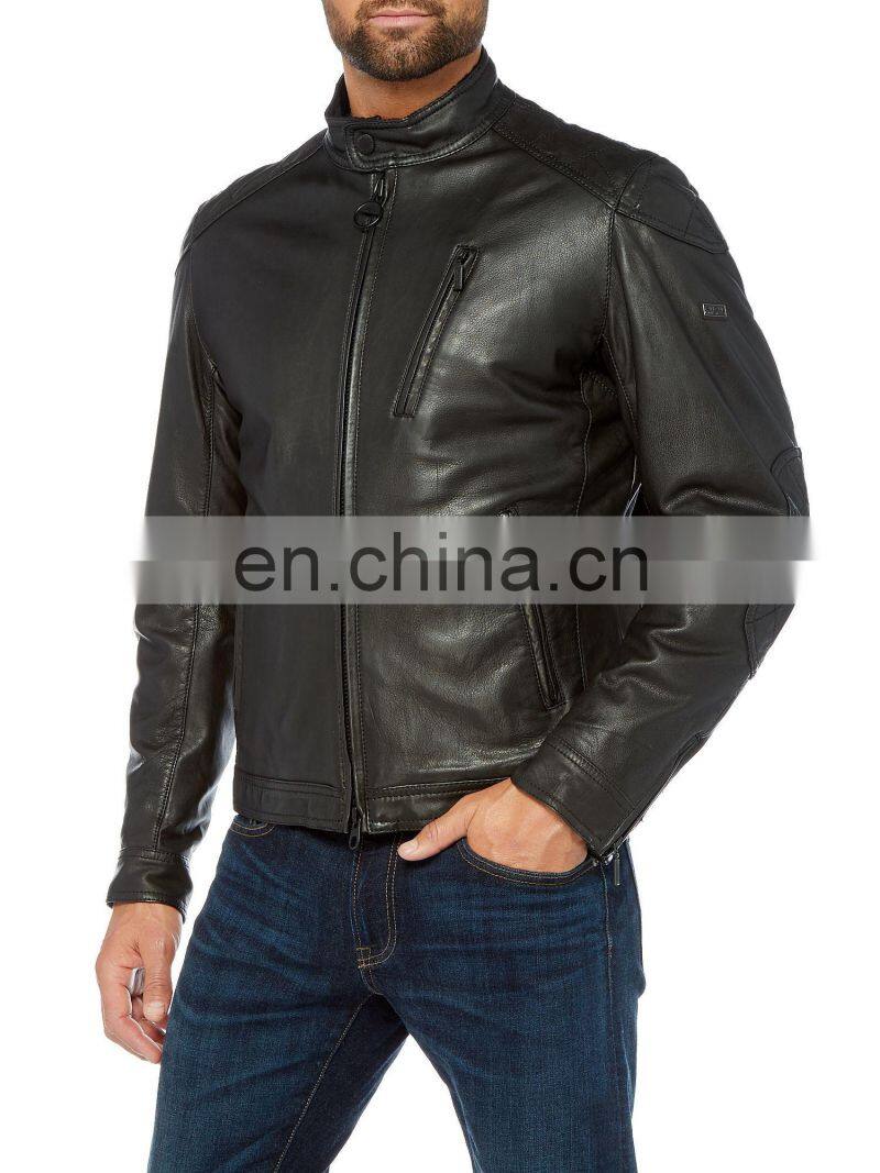 high quality sheep leather fashion jacket men