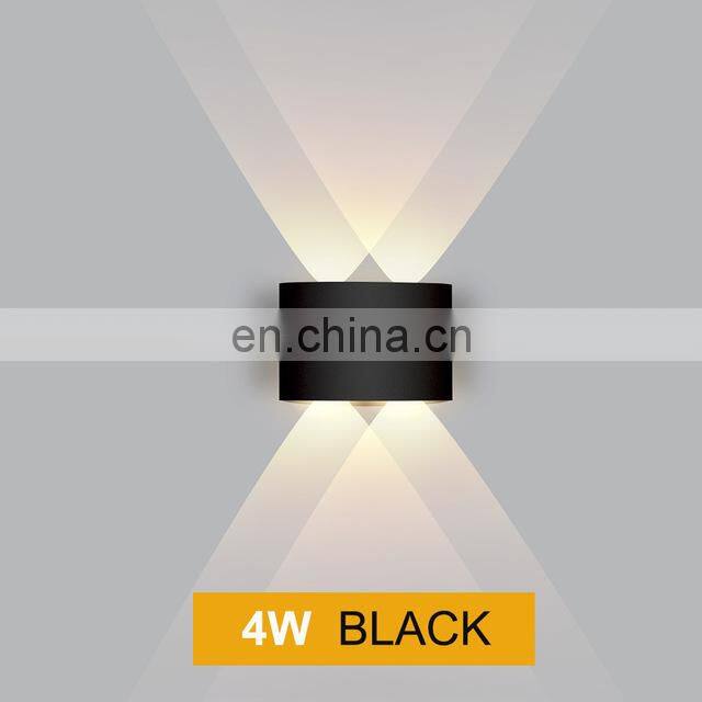 LED Wall Lamp Outdoor Waterproof Garden Lighting Aluminum Indoor Bedroom Living Room Stairs Wall Light