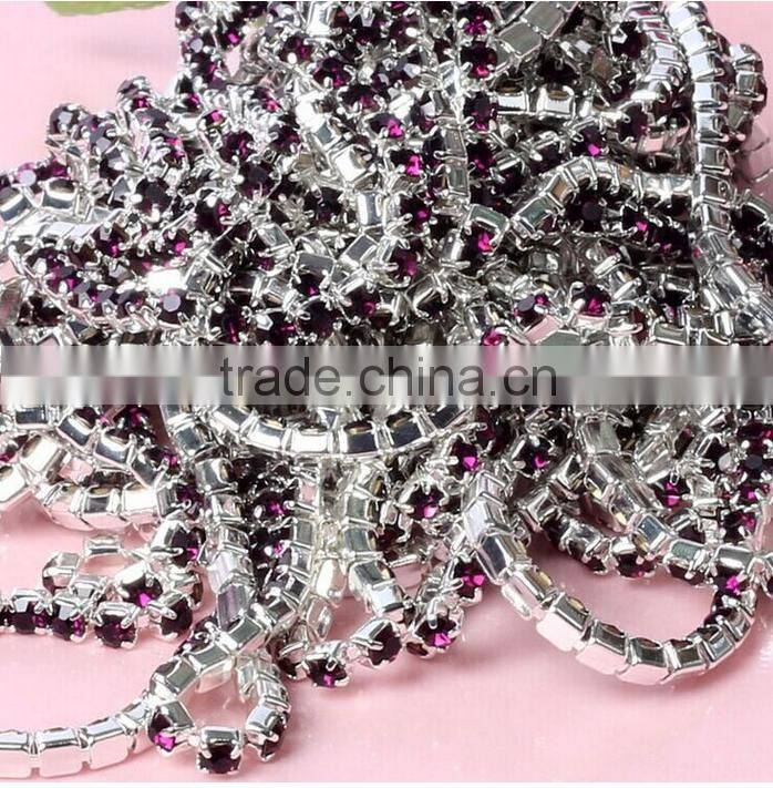 claw chains 2.0mm diamond chain mobile phone key chain