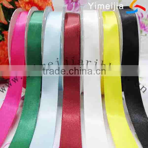 Black polka dots printing grosgrain ribbon