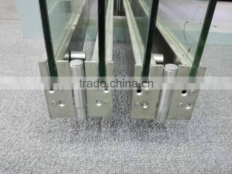 FD-9000 China high quality separate panel special design hotel folding glass door