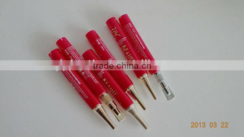 New product,Red tube,flexible plastic tube for cosmetic packagings,small soft tube,PE tube for cosmetic packaging
